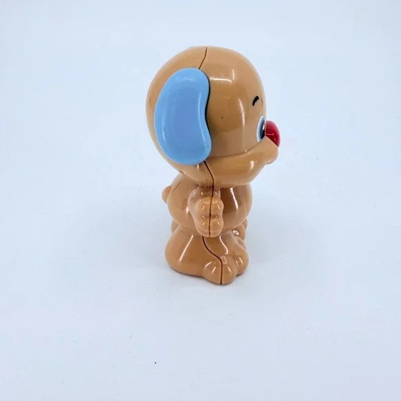 Mattel Fisher Price Laugh & Learn Puppy Dog Rattle Plastic 3.5" Figure Toy 2013 - Picture 6 of 7